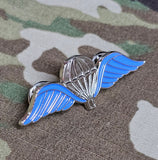 Miniature Bataillon Parachutiste, Dutch / Bataljon Parachutisten Belgium Parachutist Metal Jump Wings Badge - basic (Mess Dress)