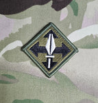 12 UK Signals Support Regiment / Formation Embroidered Badge  (Subdued)