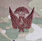 cote d ivoire / Ivory Coast - USA (OCP, Regulation Size) Ripstop multicam fabric embroidered Parachutist wing jump patch / badge