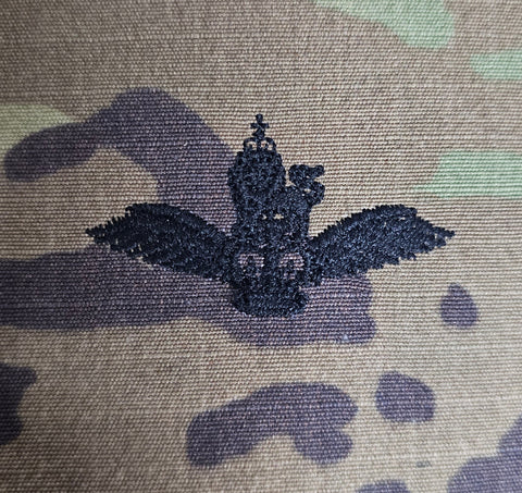 British / UK Army Air Corps Helicopter Wings (EIIR) - US OCP Ripstop multicam fabric embroidered Pilot wing patch / badge