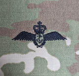 British / UK Royal Navy Fleet Air Arm Wings (EIIR) - US OCP Ripstop multicam fabric embroidered Pilot wing patch / badge