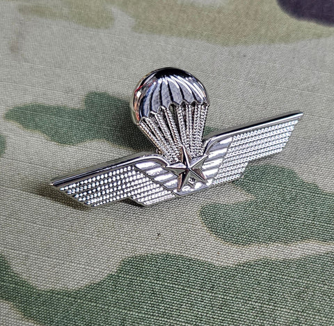 Miniature Italy / Italian - Advanced Parachutist Qualification Metal Jump Wings Badge (Mess Dress)