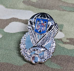 Romania / Romanian - Parachutist Qualification Metal Jump Wings