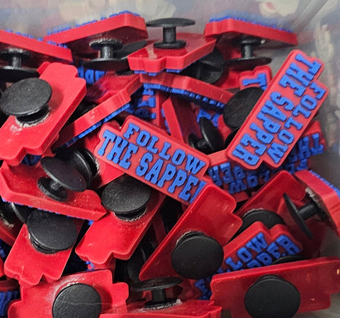 Follow the Sapper - Shoe charm - clog / water shoe - novelty charm / gem / logo customise your footwear
