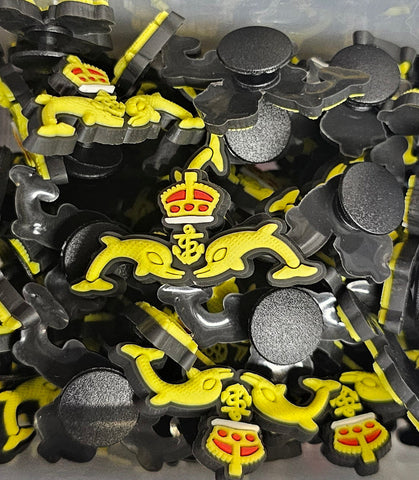 Submariner - Shoe charm - clog / water shoe - novelty charm / gem / logo customise your footwear