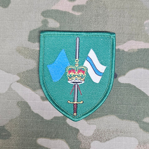 Insigne tissé du 21e Régiment de transmissions / Formation (en sourdine)