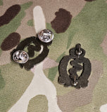 Royal Army Medical Service / RAMS (CIIIR) Collar Badges