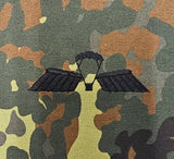 Netherlands C Brevet Jump Wing - Bundeswehr Fallschirmjäger Syle - Flecktarn German Camo fabric embroidered patch / badge