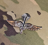 Macedonia Parachutist qualification paratrooper Jump Wings Metal