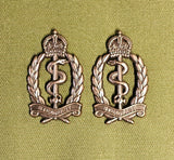 Royal Army Medical Service / RAMS (CIIIR) Collar Badges