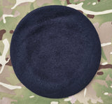 Royal Signals CIIIR - Beret & Cap badge deal - Dark Navy Blue Beret - Silk Lined, with leather band