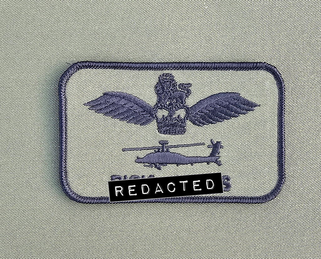 Apache Flight Patch AAC Apache AH64 Crew / Pilot - Logo Name Badge / Patch - Bespoke Pilot ...