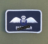 Maßgeschneidertes Namensschild für Piloten/Crew-Teams der RAF Royal Air Force Airborne Specialist Brevet