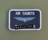 Maßgeschneidertes Namensschild für Piloten/Crew-Teams der RAF Royal Air Force Airborne Specialist Brevet