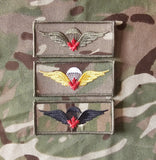 Brevet de parachutiste aéroporté canadien - Feuille d'érable rouge (de base) (variante)