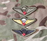 Canadian / Canada Airborne Parachutist Qualification Wings - Red Maple Leaf (Basic) Badge / Patch