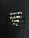 2 x Royal Navy PCS Name Embroidered  Badge / patch - Shirt / Smock Variant