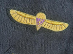 MSU (Medical Support Unit) Parachutist Jump qualification / Wings bullion gold on black No1 Dress