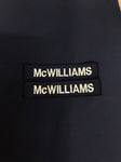 2 x Royal Navy PCS Name Embroidered  Badge / patch - Shirt / Smock Variant