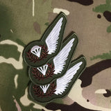Parachute Jump Instructor (PJI) Brevet Subdued Wing Badge (olive / mtp colour)