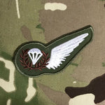Parachute Jump Instructor (PJI) Brevet Subdued Wing Badge (olive / mtp colour)