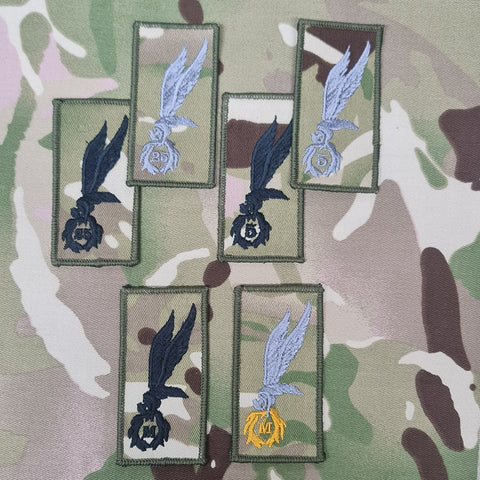 Qualification de parachutiste en tissu polonais / polska Jump Wings