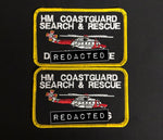 Bespoke Pilot / Crew Team Name Badge HM Coastguard Search & Rescue (Agusta Westland AW189)