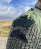 Britische Royal Gurkha Rifles ((Gewehre / RGR Schwarz auf Gewehrgrün-Variante) Fallschirmspringer-Qualifikationsflügel (Sprung)