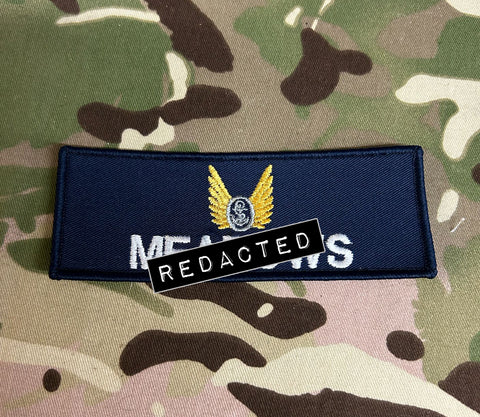 Fleet Air Arm Observer Wings - Royal Navy style - Name Tape - (Rig22 / Rig 22) Style