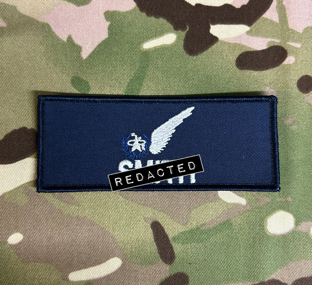 UK Space Force / UKSF WINGS - Royal Navy style - Name Tape - (Rig22 ...