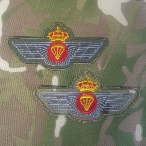 Spanish/Spain paracaidista Airborne Parachutist / paratrooper Wings - full colour
