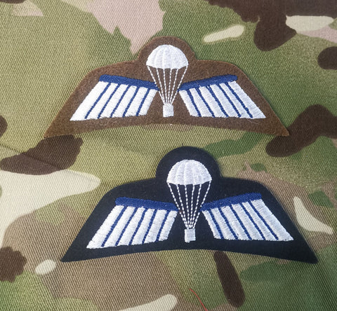 Netherlands / Dutch Airborne Parachutist Qualification Wings - Basic / B Wing on wool