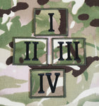 Kampf - Bataillon / Ziffernaufnäher (Ranger / Pwrr / Para / Anglian)