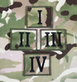 Kampf - Bataillon / Ziffernaufnäher (Ranger / Pwrr / Para / Anglian)