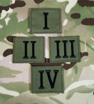 Kampf - Bataillon / Ziffernaufnäher (Ranger / Pwrr / Para / Anglian)