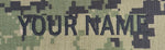 Custom Name Tape - US Navy- US / USA - US OCP Ripstop multicam fabric embroidered patch / badge (NWU1 / NWU2 / NWU3)