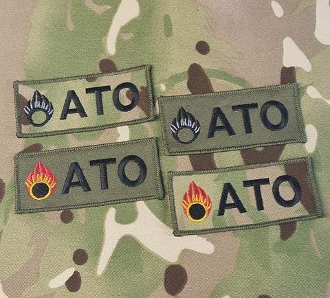 ATO Munitionstechnischer Offizier, dezent gestickter Aufnäher (Munitionstechniker)