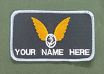 Bespoke Pilot / Crew Team Name Badge RN / Royal Navy - Crewman