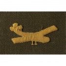 Officers Glider On Khaki Badge