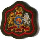 WO1 Khaki Kammgarn (Rot) Abzeichen