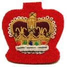 WO2 Gold auf rotem Abzeichen