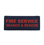 Fire Service search & rescue woven patch / Identification badge - woven badge 40mm x 100mm approx 4CM X 10CM