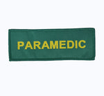 Paramedic / woven patch / Identification badge - woven badge 40mm x 100mm approx 4CM X 10CM emergency service / healthcare