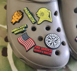 Croc / clog / water shoe - novelty charm / gem / jibbitz logo customise your medic - ambulance service - Recce - viking - sealteam -