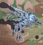 British Airborne Forces Symbol / Pegasus & Bellerophon - Chrome ABS 3D automobile / car / Truck / Decal / logo