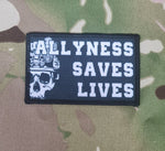 50mm x 80mm Patch Badge - morale patch - tacti-cool - tactical - Allyness Saves Lives