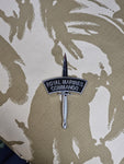 Royal Marines Commando Logo Fairburn Sykes - Chrome ABS 3D automobile / car / Truck / Decal / logo fcf fcrm