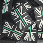 thin green line paramedic ambulance medic doctor - Shoe charm - clog / water shoe