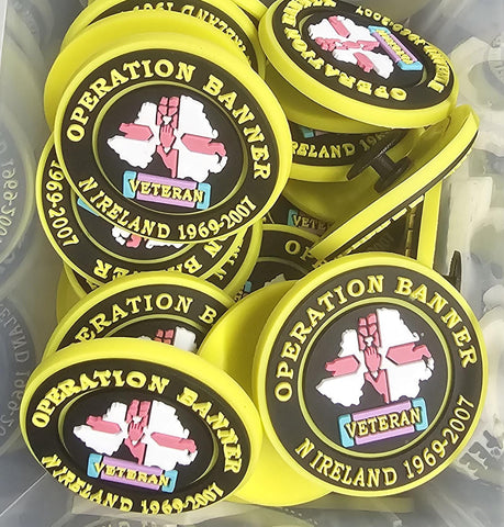 Op Banner Northern Ireland Veteran - Shoe charm - clog / water shoe - novelty charm / gem / logo customise your footwear