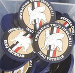 Op Telic / Iraq - Shoe charm - clog / water shoe - novelty charm / gem / logo customise your footwear